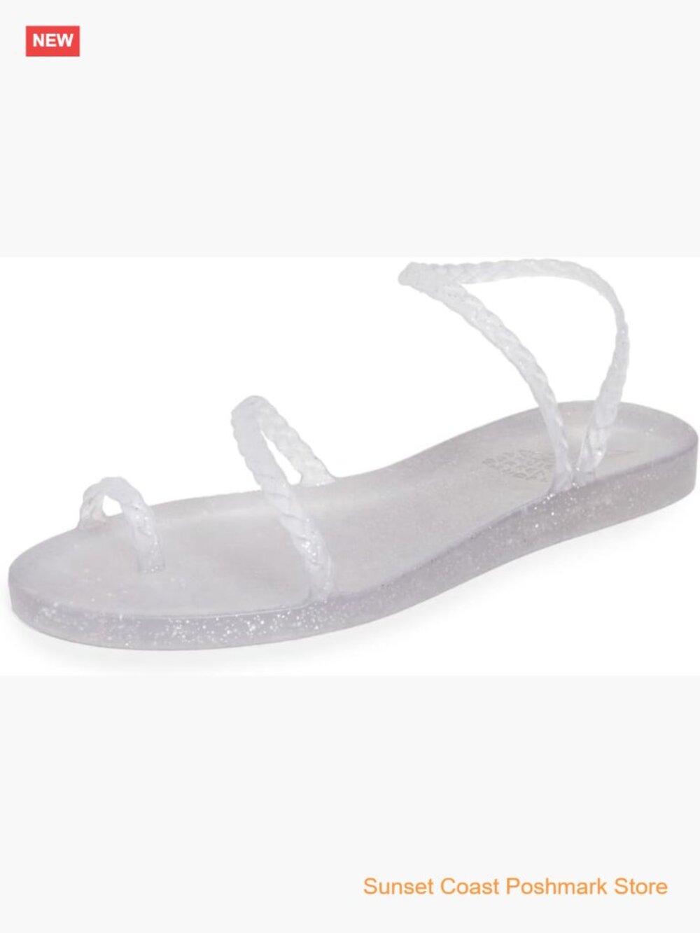 Gladiator Jelly Sandals Rubber Sole Open Toe Strappy Slide Flat Sandals